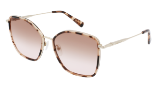 Óculos de sol Longchamp LO685S Dourados Retangular - 2