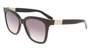 Óculos de sol Longchamp LO696S Preto Retangular - 2