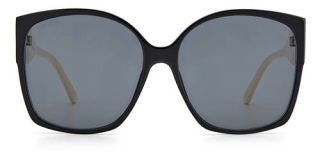 Óculos de sol Jimmy Choo NOEMI/S Preto Quadrada - 2