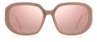 Óculos de sol Jimmy Choo KARLY/F/S Beige Retangular - 2