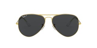 Óculos de sol Ray Ban 0RB3025 Dourados Aviador - 2