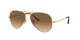 Óculos de sol Ray Ban 0RB3689 AVIATOR METAL II Dourados Aviador - 1