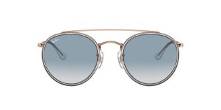 Óculos de sol Ray Ban 0RB3647N Dourados Redonda - 2
