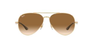 Óculos de sol Ray Ban 0RB3675 Dourados Aviador - 2