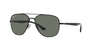 Óculos de sol Ray Ban 0RB3683 Preto Quadrada - 2