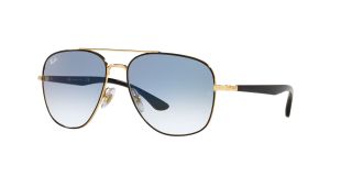 Óculos de sol Ray Ban 0RB3683 Preto Quadrada - 2