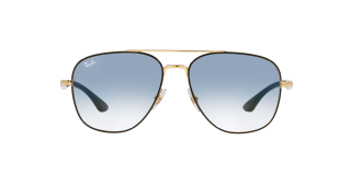 Óculos de sol Ray Ban 0RB3683 Preto Quadrada - 1