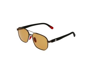 Óculos de sol Moncler ML0242-H FLAPERON Preto Aviador - 1