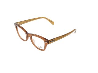 Óculos Ray Ban 0RX0707V Castanho Quadrada - 1