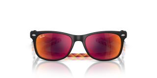 Óculos de sol Ray Ban Junior 0RJ9052S JUNIOR NEW WAYFARER Preto Quadrada - 2