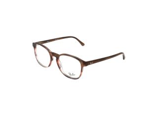 Óculos graduados Ray Ban 0RX5417 Castanho Redonda - 1