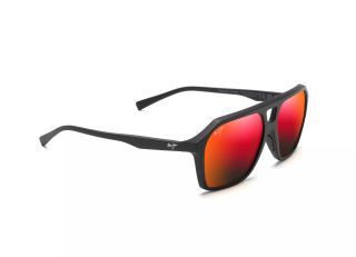 Óculos de sol Maui Jim RM880 WEDGES Preto Quadrada