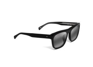 Óculos de sol Maui Jim 872 S-TURNS Preto Retangular
