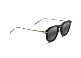 Óculos de sol Maui Jim 837 ALIKA Preto Redonda