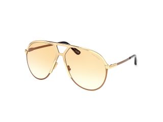 Óculos de sol Tom Ford FT1060 XAVIER Dourados Aviador - 1