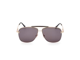 Óculos de sol Tom Ford FT1017 JADEN Dourados Aviador - 2