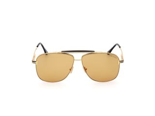 Óculos de sol Tom Ford FT1017 JADEN Dourados Aviador - 2