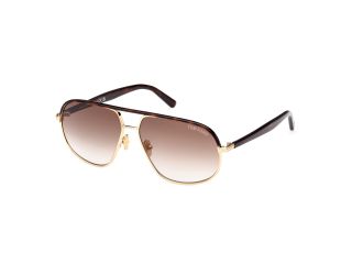 Óculos de sol Tom Ford FT1019 MAXWELL Dourados Aviador - 1