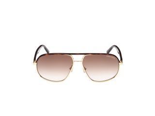 Óculos de sol Tom Ford FT1019 MAXWELL Dourados Aviador - 2
