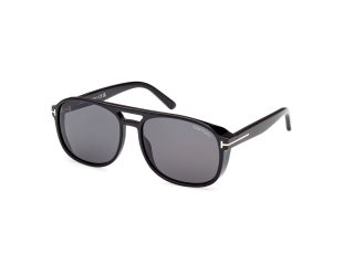 Óculos de sol Tom Ford FT1022 ROSCO Preto Aviador - 1