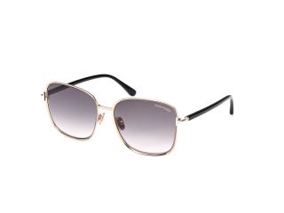 Óculos de sol Tom Ford FT1029 FERN Dourados Quadrada - 1