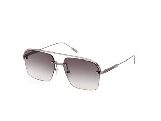 Óculos de sol Ermenegildo Zegna EZ0213 Cinzento Aviador - 1