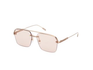 Óculos de sol Ermenegildo Zegna EZ0213 Dourados Aviador - 1