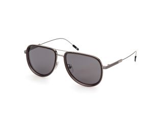 Óculos de sol Ermenegildo Zegna EZ0218 Cinzento Aviador - 1
