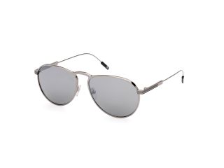 Óculos de sol Ermenegildo Zegna EZ0220 Cinzento Aviador - 1