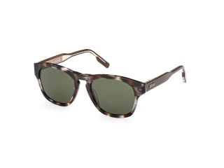 Óculos de sol Ermenegildo Zegna EZ0221 Castanho Redonda - 1