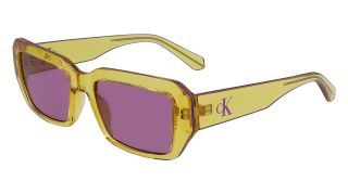 Óculos de sol Calvin Klein Jeans CKJ23602S Amarelo Retangular - 1