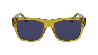 Óculos de sol Calvin Klein Jeans CKJ23605S Amarelo Quadrada - 2