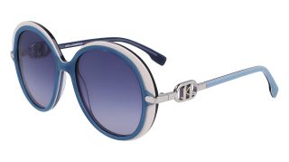 Óculos de sol Karl Lagerfeld KL6084S Azul Redonda - 1