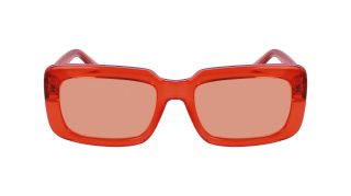 Óculos de sol Karl Lagerfeld KL6101S Laranja Retangular - 2