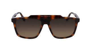 Óculos de sol Karl Lagerfeld KL6107S Castanho Aviador - 2