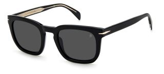 Óculos de sol David Beckham DB 7076/S Preto Quadrada - 1