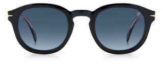 Óculos de sol David Beckham DB 1080/CS Dourados Ovalada - 2