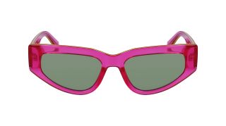 Óculos de sol Calvin Klein Jeans CKJ23603S Rosa/Vermelho-Púrpura Borboleta - 2