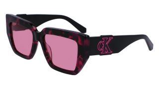 Óculos de sol Calvin Klein Jeans CKJ23608S Castanho Borboleta - 1