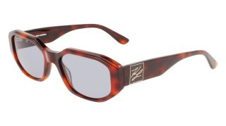 Óculos de sol Karl Lagerfeld KL6073S Castanho Retangular - 1