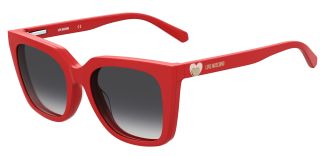 Óculos de sol LOVE MOSCHINO MOL055/CS Vermelho Retangular