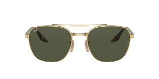 Óculos de sol Ray Ban 0RB3688 Dourados Quadrada - 2