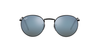 Óculos de sol Ray Ban 0RB3637 NEW ROUND Preto Redonda - 1