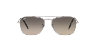 Óculos de sol Ray Ban 0RB3636 NEW CARAVAN Prateados Quadrada - 1