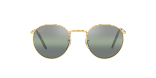 Óculos de sol Ray Ban 0RB3637 NEW ROUND Dourados Redonda - 1