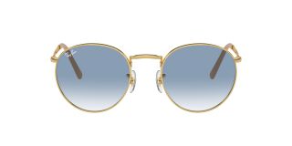 Óculos de sol Ray Ban 0RB3637 NEW ROUND Dourados Redonda - 2