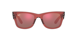 Óculos de sol Ray Ban 0RB0840S MEGA WAYFARER Rosa/Vermelho-Púrpura Quadrada - 1