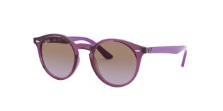 Óculos de sol Ray Ban Junior 0RJ9064S Rosa/Vermelho-Púrpura Redonda - 1