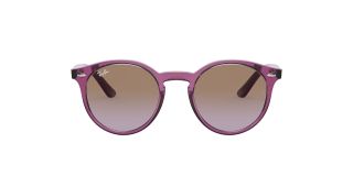 Óculos de sol Ray Ban Junior 0RJ9064S Rosa/Vermelho-Púrpura Redonda - 2