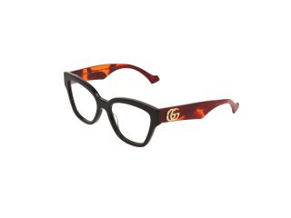Óculos graduados Gucci GG1424O Preto Borboleta - 1